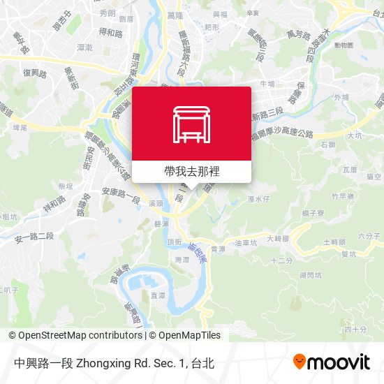 中興路一段 Zhongxing Rd. Sec. 1地圖
