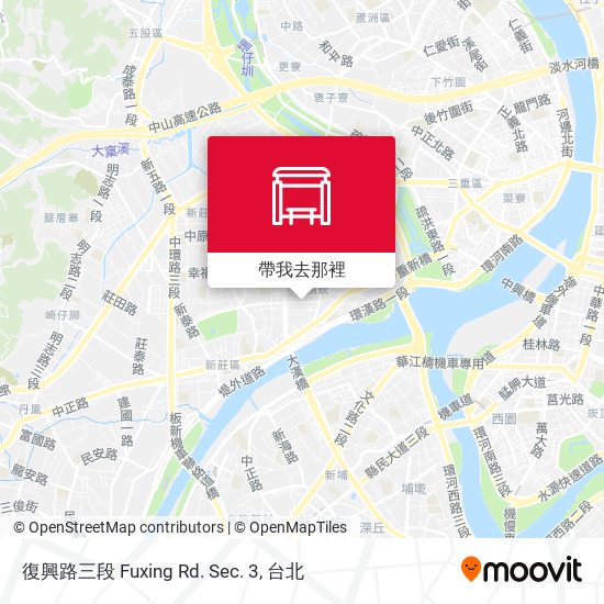復興路三段 Fuxing Rd. Sec. 3地圖