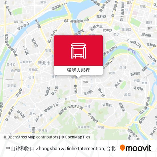 中山錦和路口 Zhongshan & Jinhe Intersection地圖