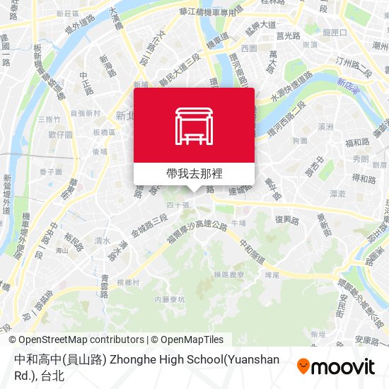 中和高中(員山路) Zhonghe High School(Yuanshan Rd.)地圖