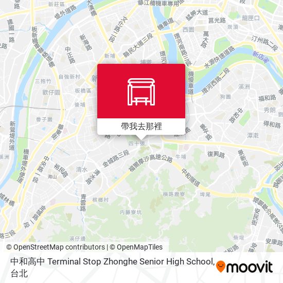 中和高中 Terminal Stop Zhonghe Senior High School地圖