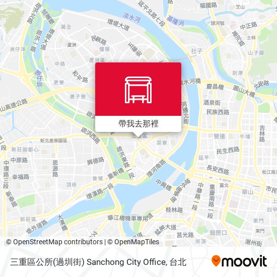 三重區公所(過圳街) Sanchong City Office地圖