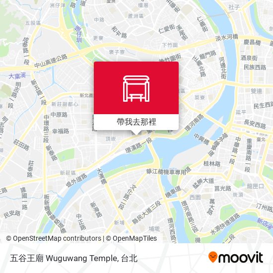 五谷王廟 Wuguwang Temple地圖