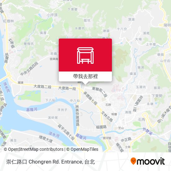 崇仁路口 Chongren Rd. Entrance地圖