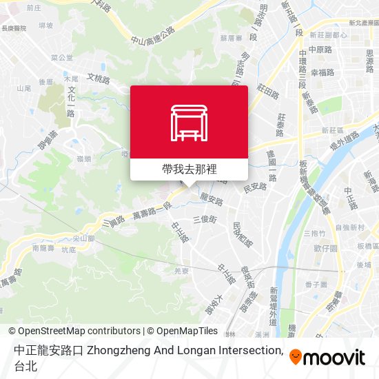 中正龍安路口 Zhongzheng And Longan Intersection地圖