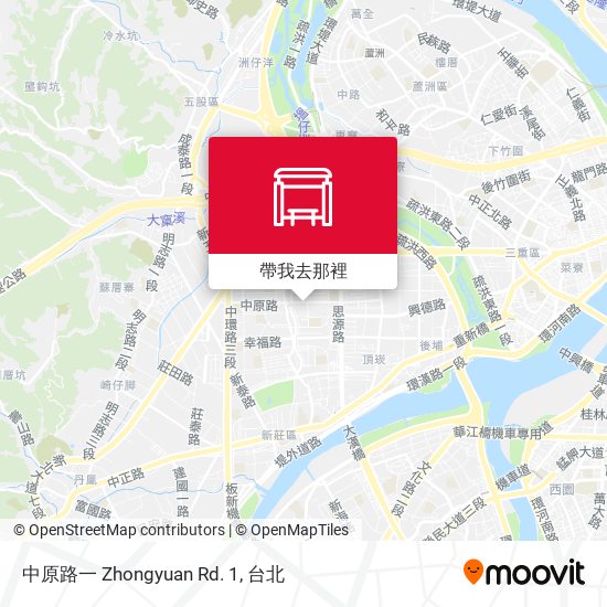 中原路一 Zhongyuan Rd. 1地圖