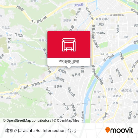 建福路口 Jianfu Rd. Intersection地圖