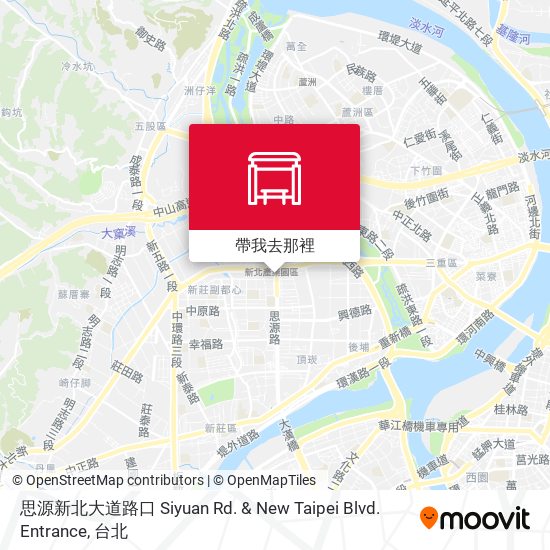 思源新北大道路口 Siyuan Rd. & New Taipei Blvd. Entrance地圖