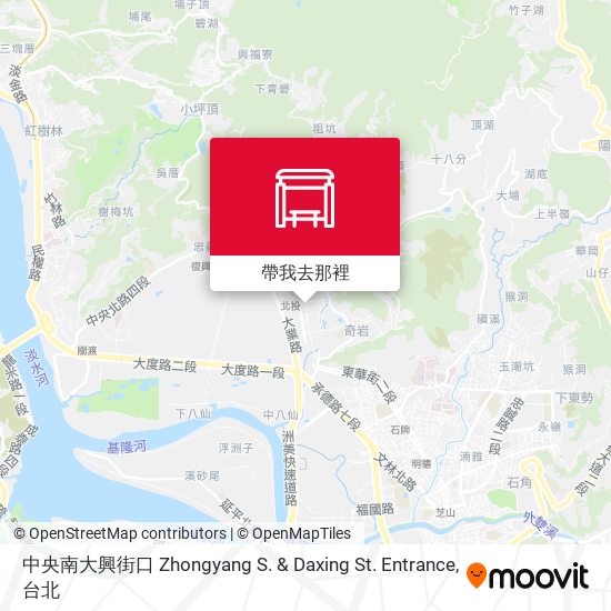中央南大興街口 Zhongyang S. & Daxing St. Entrance地圖