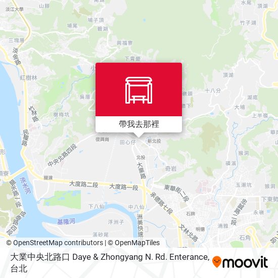 大業中央北路口 Daye & Zhongyang N. Rd. Enterance地圖
