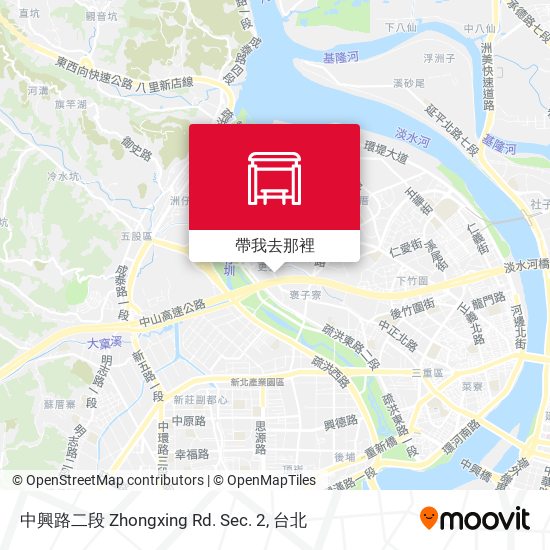 中興路二段 Zhongxing Rd. Sec. 2地圖