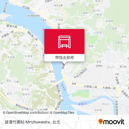 捷運竹圍站 Mrtzhuweista.地圖