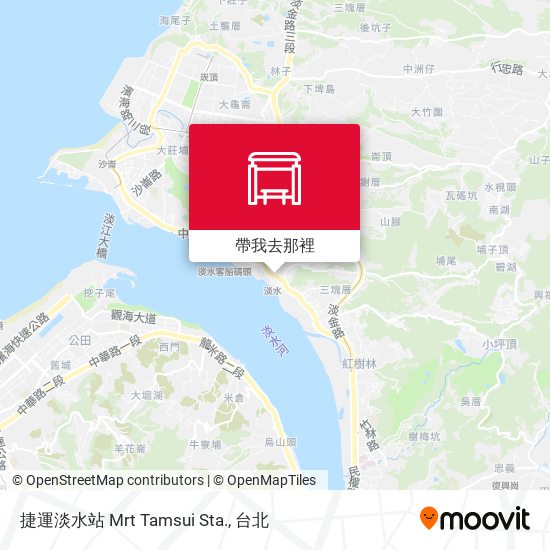 捷運淡水站 Mrt Tamsui Sta.地圖