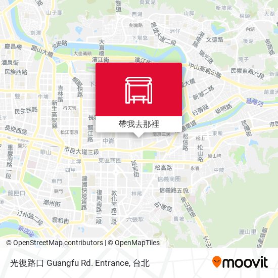 光復路口 Guangfu Rd. Entrance地圖