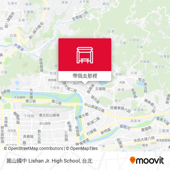 麗山國中 Lishan Jr. High School地圖
