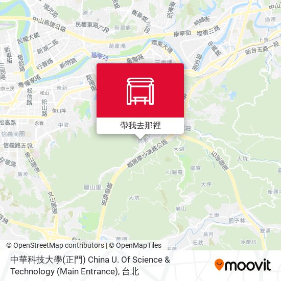 中華科技大學(正門) China U. Of Science & Technology (Main Entrance)地圖