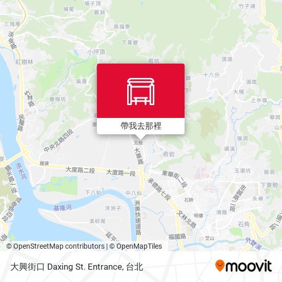大興街口 Daxing St. Entrance地圖
