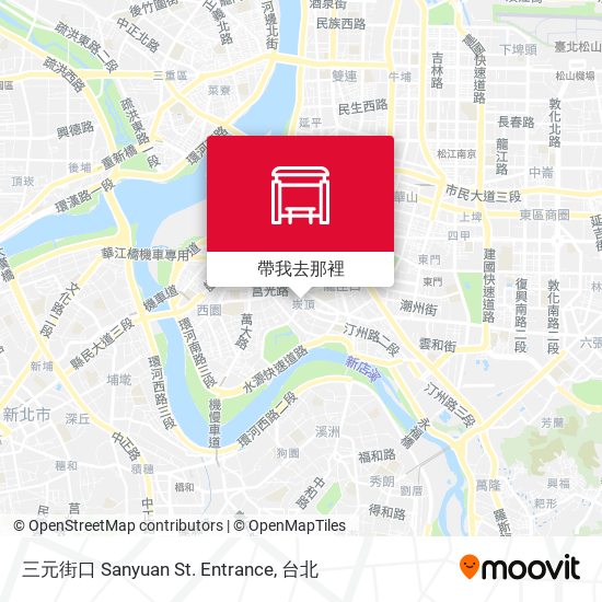 三元街口 Sanyuan St. Entrance地圖