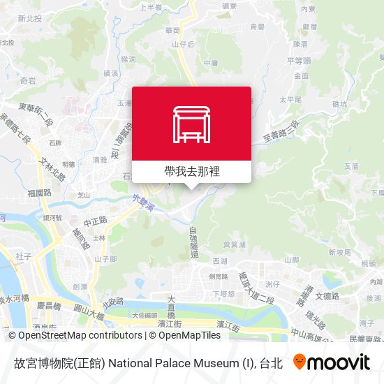 故宮博物院(正館) National Palace Museum (I)地圖