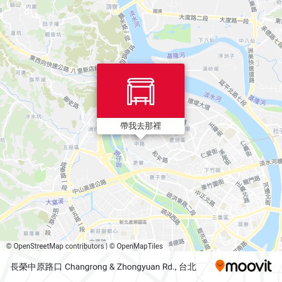 長榮中原路口 Changrong & Zhongyuan Rd.地圖