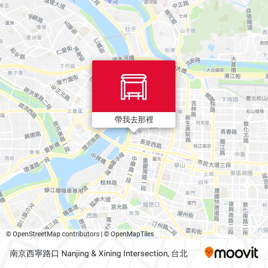 南京西寧路口 Nanjing & Xining Intersection地圖