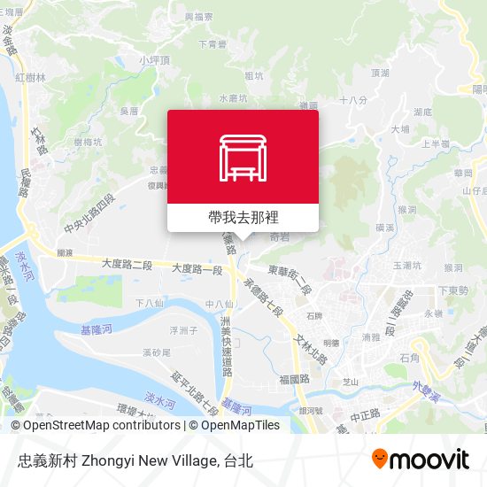 忠義新村 Zhongyi New Village地圖