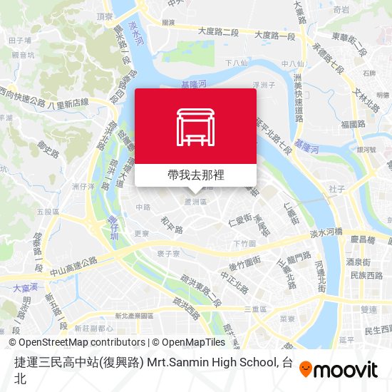 捷運三民高中站(復興路) Mrt.Sanmin High School地圖