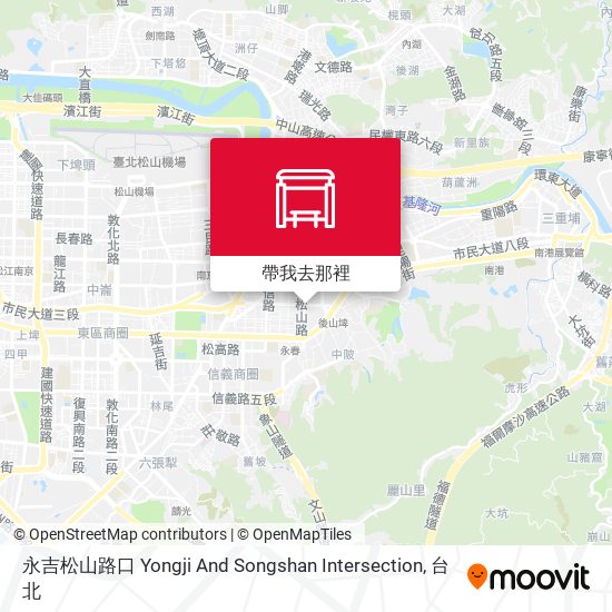 永吉松山路口 Yongji And Songshan Intersection地圖