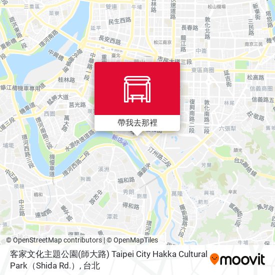 客家文化主題公園(師大路) Taipei City Hakka Cultural Park（Shida Rd.）地圖