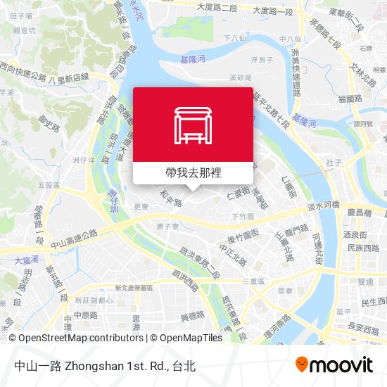 中山一路 Zhongshan 1st. Rd.地圖