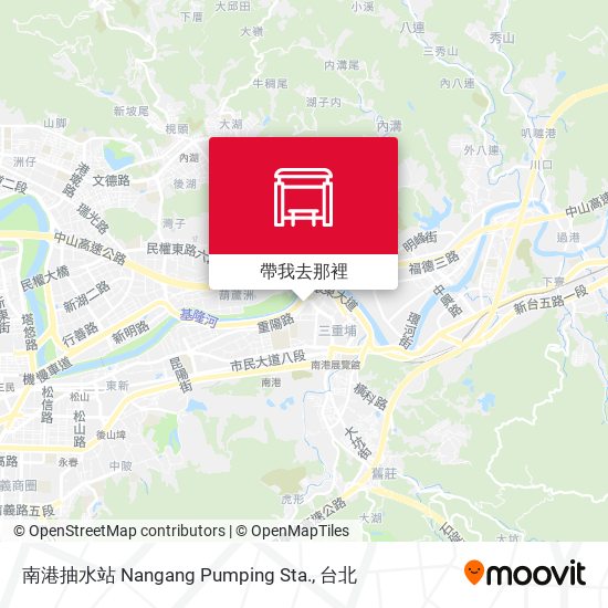 南港抽水站 Nangang Pumping Sta.地圖