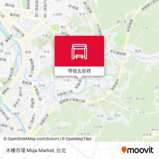 木柵市場 Muja Market地圖