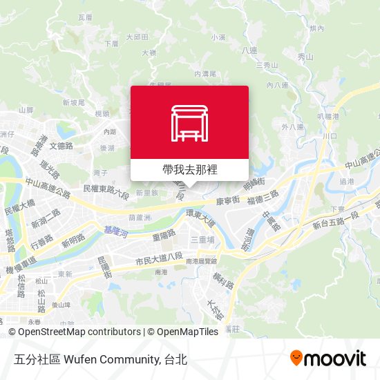 五分社區 Wufen Community地圖
