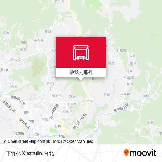下竹林 Xiazhulin地圖