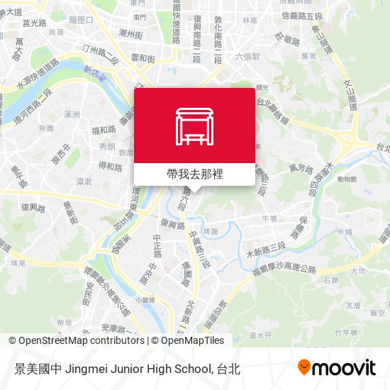 景美國中 Jingmei Junior High School地圖