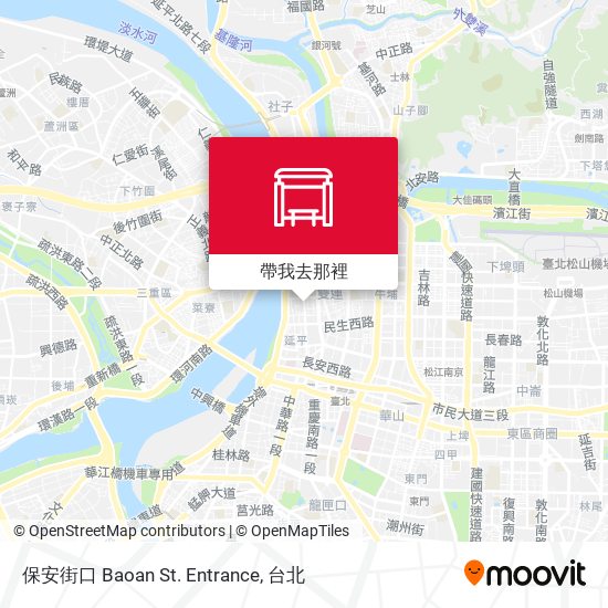 保安街口 Baoan St. Entrance地圖