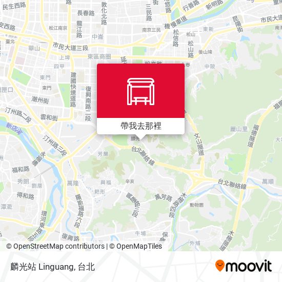 麟光站 Linguang地圖