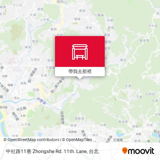中社路11巷 Zhongshe Rd. 11th. Lane地圖