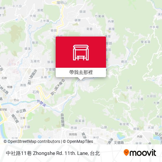 中社路11巷 Zhongshe Rd. 11th. Lane地圖
