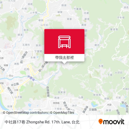 中社路17巷 Zhongshe Rd. 17th. Lane地圖