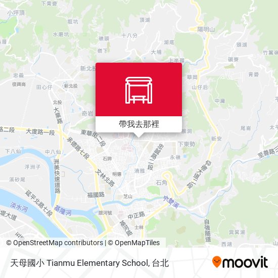 天母國小 Tianmu Elementary School地圖
