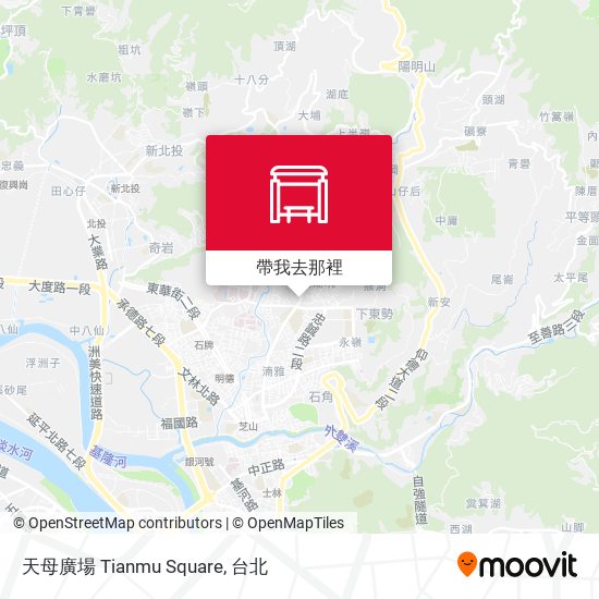 天母廣場 Tianmu Square地圖