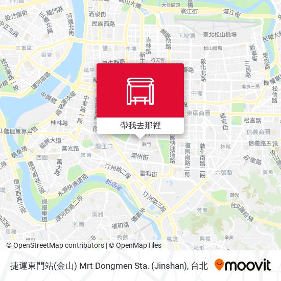 捷運東門站(金山) Mrt Dongmen Sta. (Jinshan)地圖