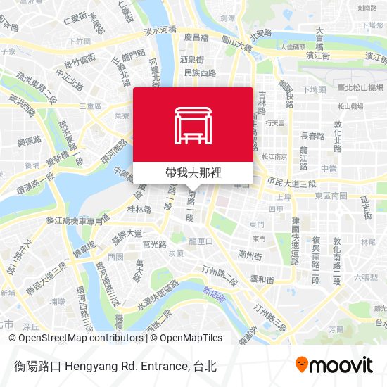 衡陽路口 Hengyang Rd. Entrance地圖