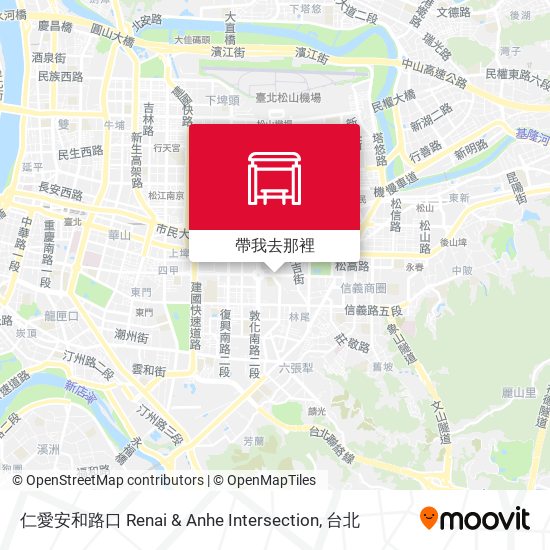 仁愛安和路口 Renai & Anhe Intersection地圖