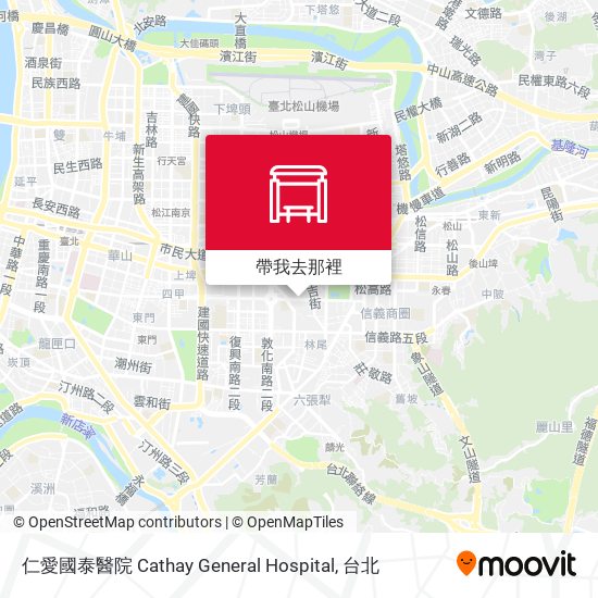 仁愛國泰醫院 Cathay General Hospital地圖