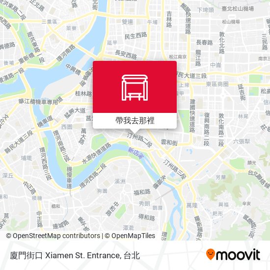 廈門街口 Xiamen St. Entrance地圖