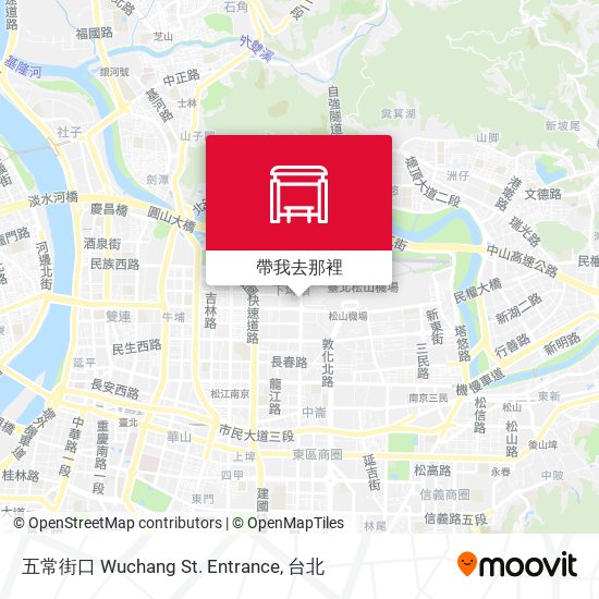 五常街口 Wuchang St. Entrance地圖