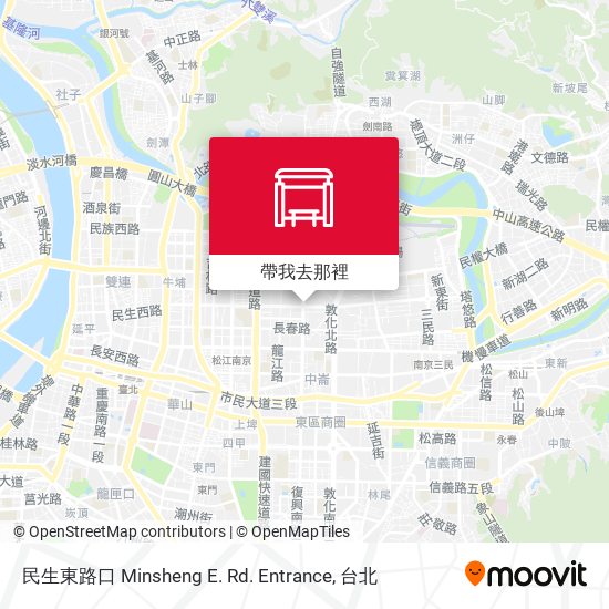 民生東路口 Minsheng E. Rd. Entrance地圖