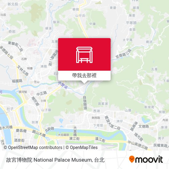 故宮博物院 National Palace Museum地圖